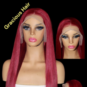 Lace Front Wig Burgundy